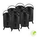 SOGA 8X 10L Stainless Steel Insulated Milk Tea Barrel Hot and Cold Bev